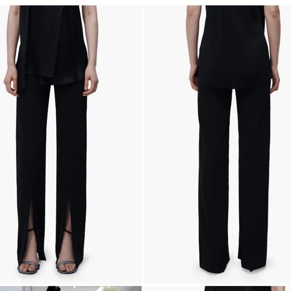 Jonathan Simkhai Pants - NEW! Jonathan Simkhai Ariah Front Split Hem Pants